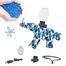 Electrical AK47 Blue Gel Blaster